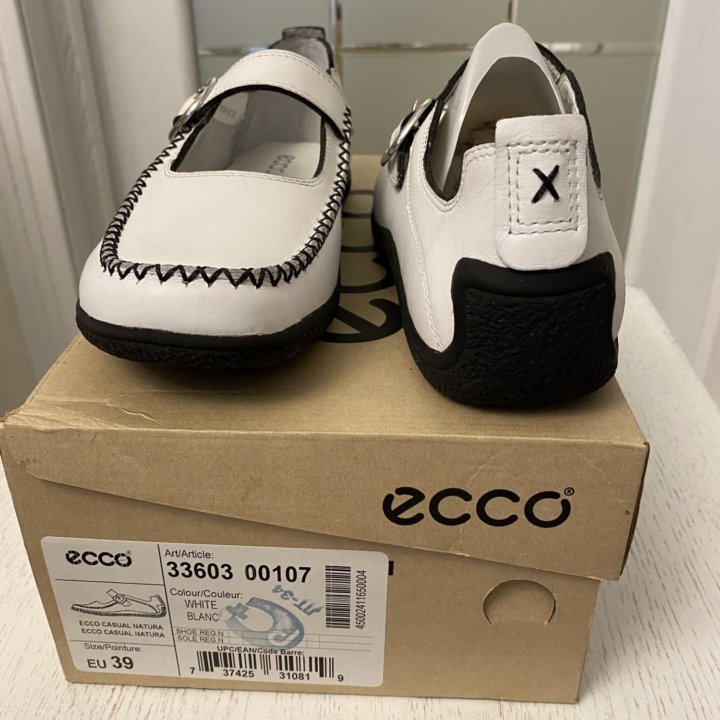 Новые женские туфли Ecco, 39, оригинал