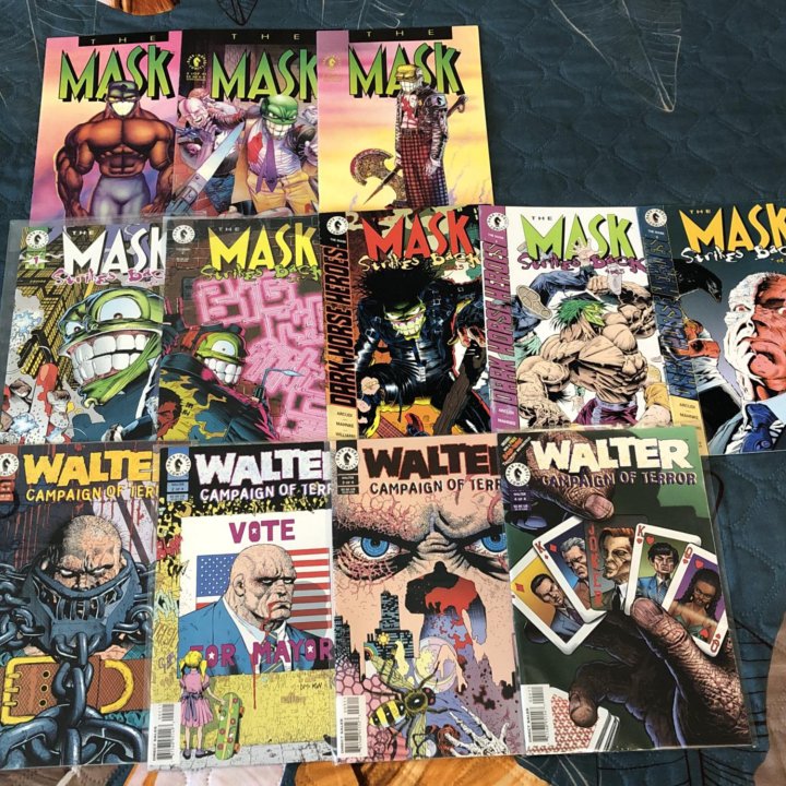 Комиксы Маска, the mask, walter, dark horse