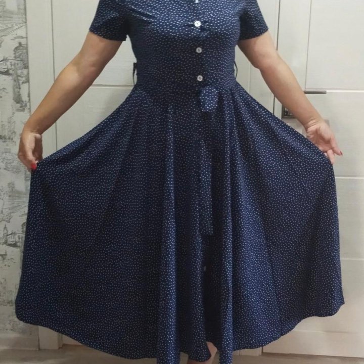 Платье - рубашка 46 размер