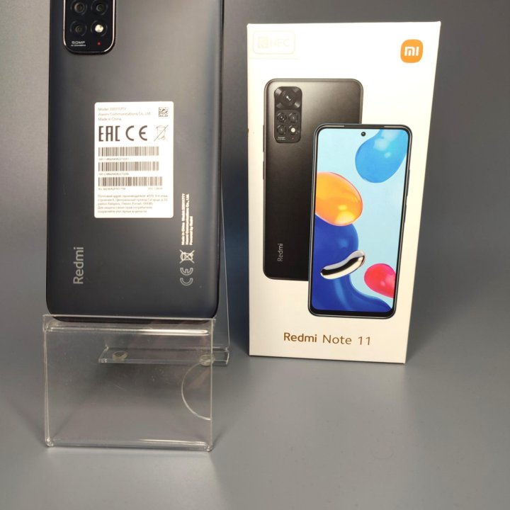 Телефон Xiaomi Redmi Note 11 серый 4/128 Б/У