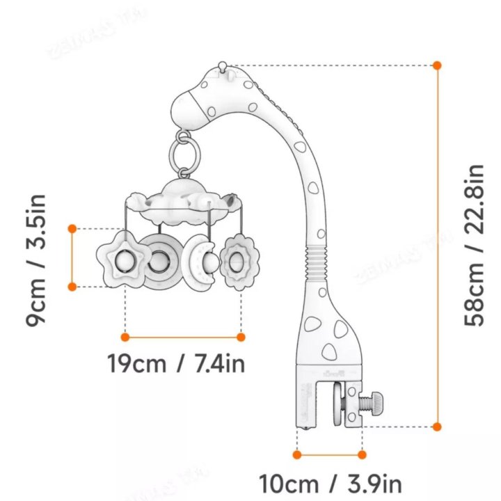 Мобиль Жираф Zeimas