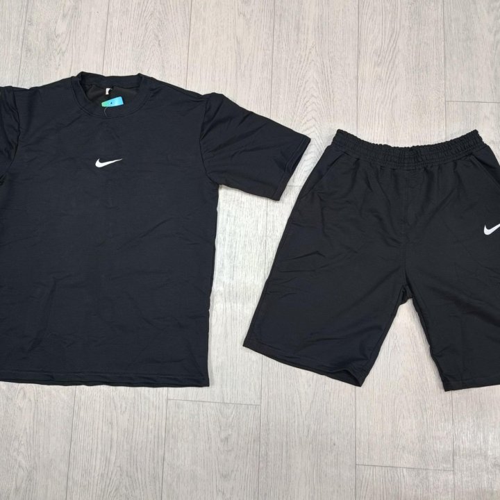 спортивный костюм шорты и футболка nike