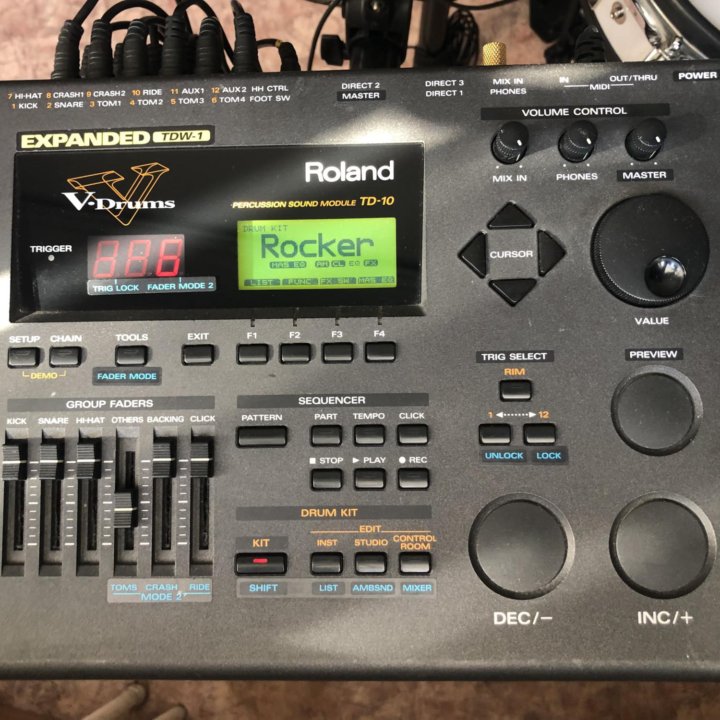 Roland td 10 электронные барабаны