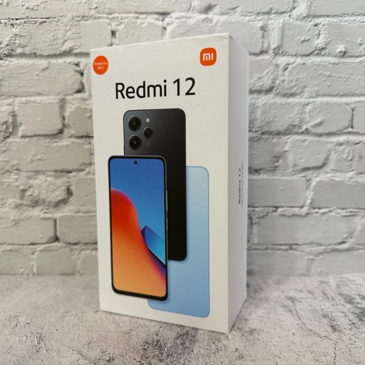 Смартфон Xiaomi Redmi 12 8/256GB Серебристый лёд