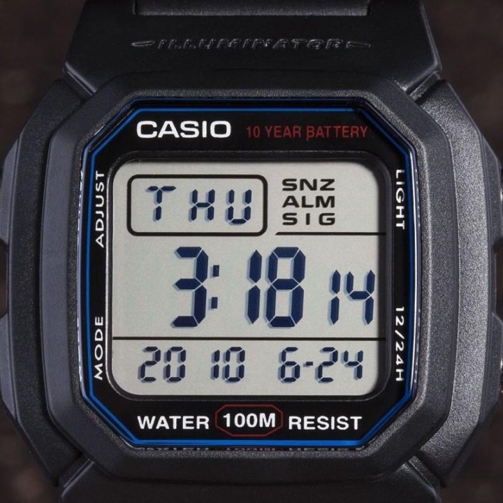 Наручные часы CASIO W-800H-1A