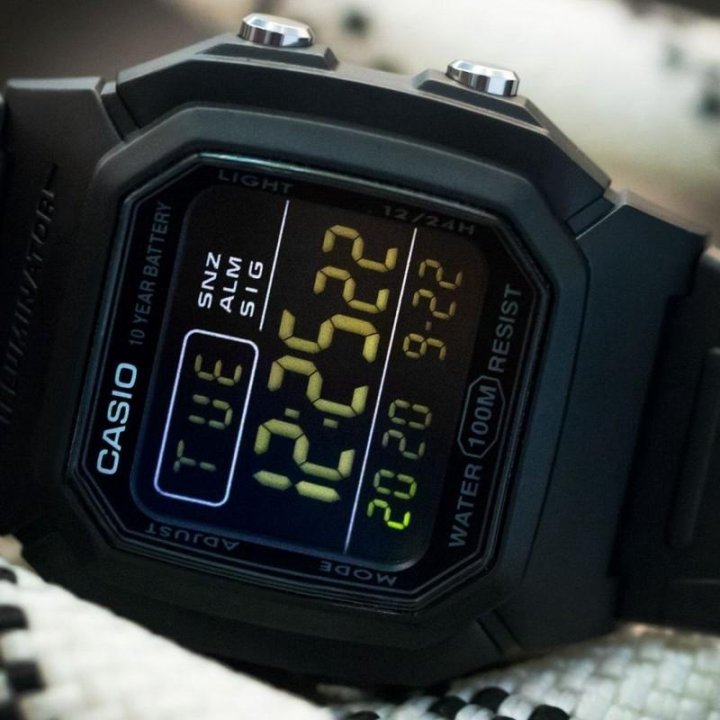 Наручные часы CASIO W-800H-1BVES