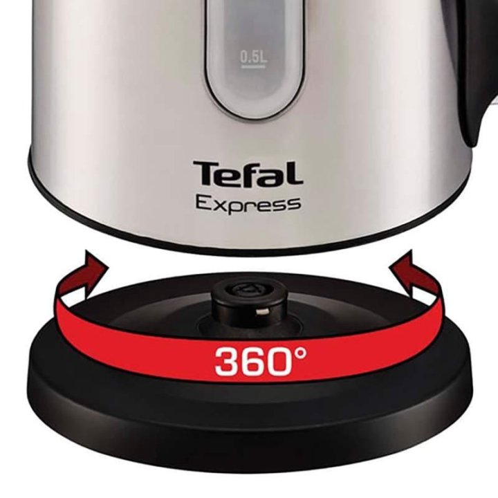 Чайник электрический Tefal KI230D30, металл, 1.7 л