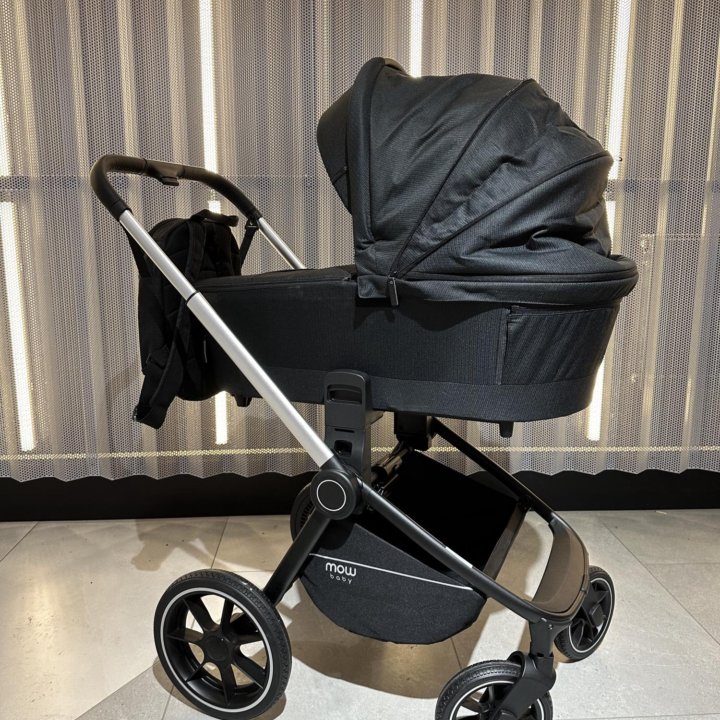 Коляска 2в 1 Mowbaby Zoom Silver / Black