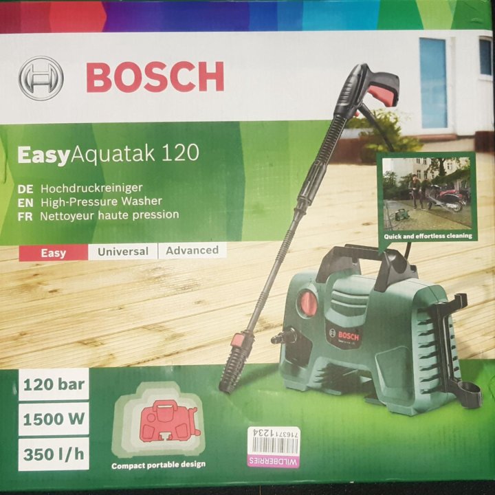 Минимойка Bosch EasyAquatak 120