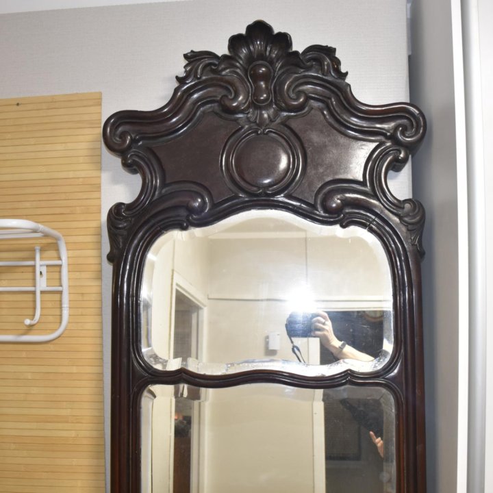 Зеркало ростовое, напольное 19 век !