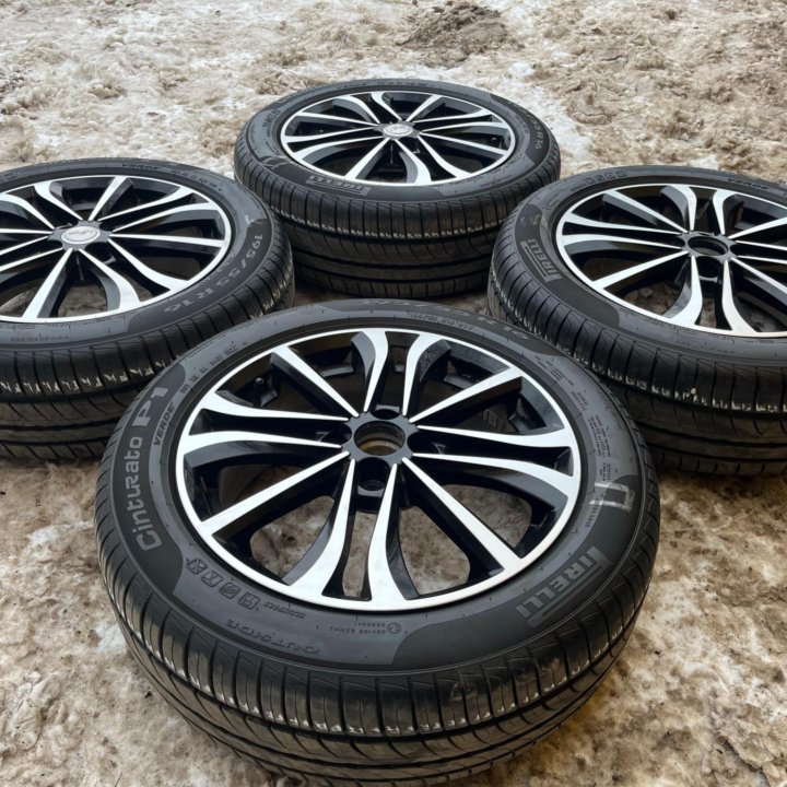 Лето Pirelli 195/55 R16 Литьё Ifree 4x100 D54.1