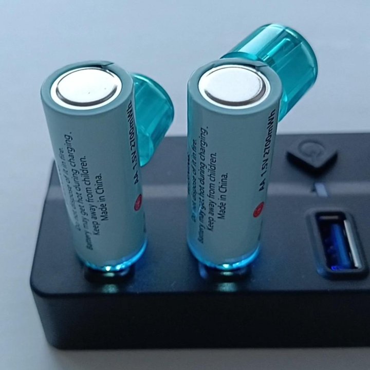 Батарейки USB 2шт