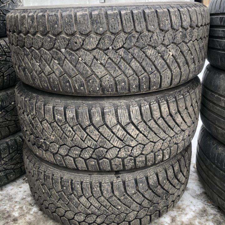 205/55 R16 шины зимние Континенталь 3шт