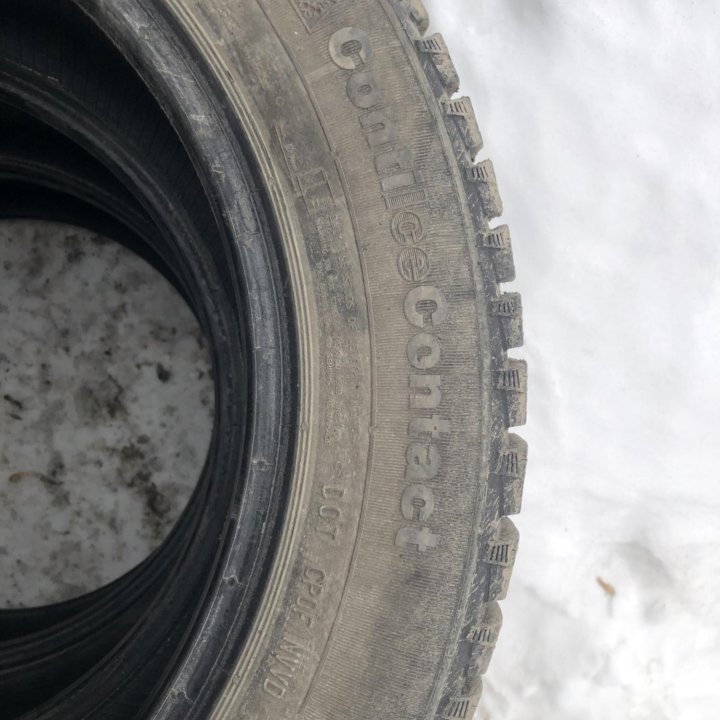 205/55 R16 шины зимние Континенталь 3шт