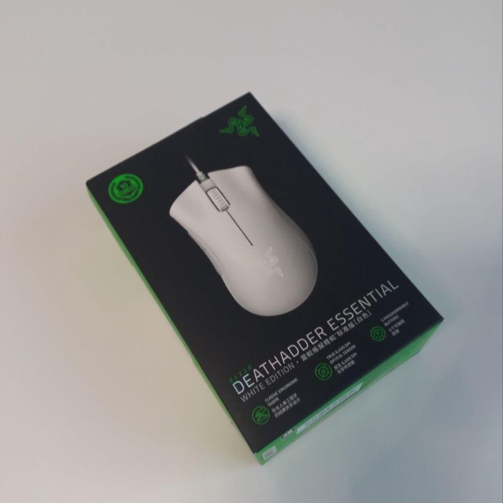 Игровая мышь razer deathadder essential white