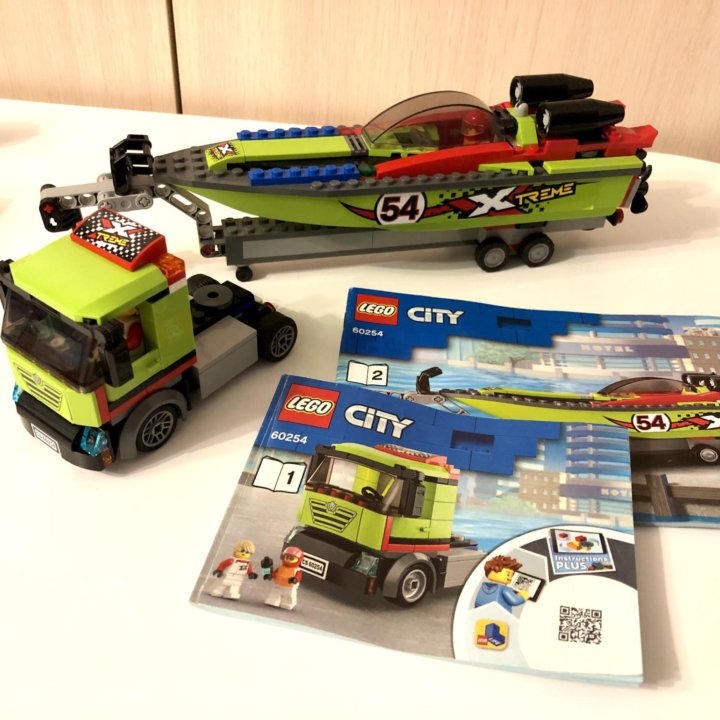 Lego City 60254 Транспортировщик катеров