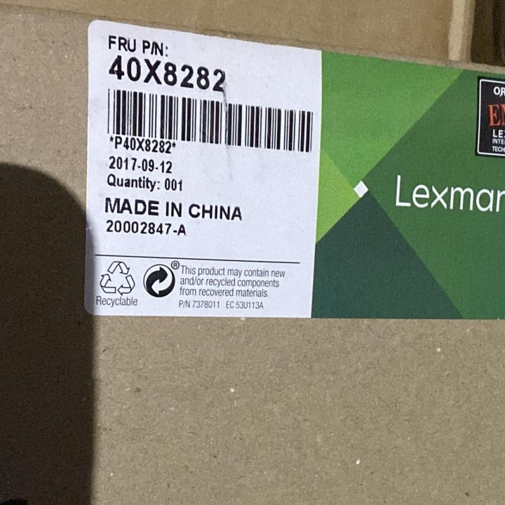 Ремонтный комплект печки Lexmark MS510dn 40x8282