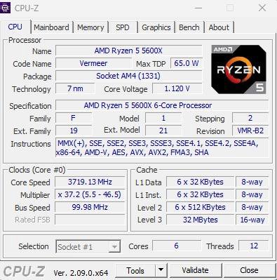 Процессор Ryzen 5 5600x BOX