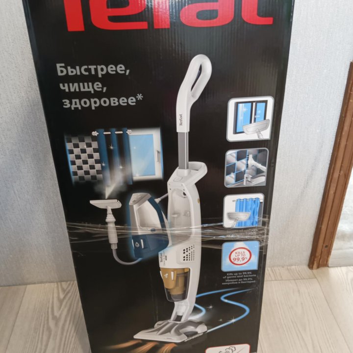 Вертикальный пылесос и паровой очиститель Tefal