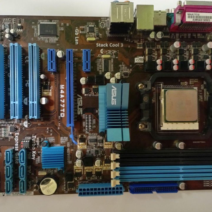 Комплект ASUS M4A77TD+Athlon II 2550