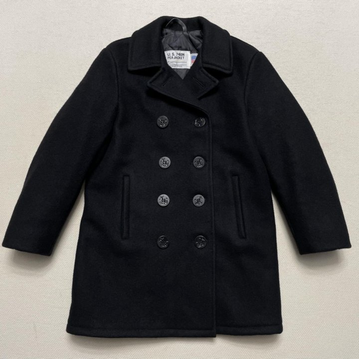 Schott U.S. 740N Wool Navy Pеа Coat