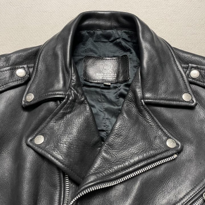 Just Brass USA Leather Motorcycle Jacket