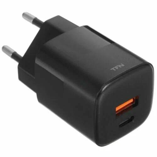 СЗУ TFN NANO USB/USB-C 33W PD 3А Black (WCRPD22)