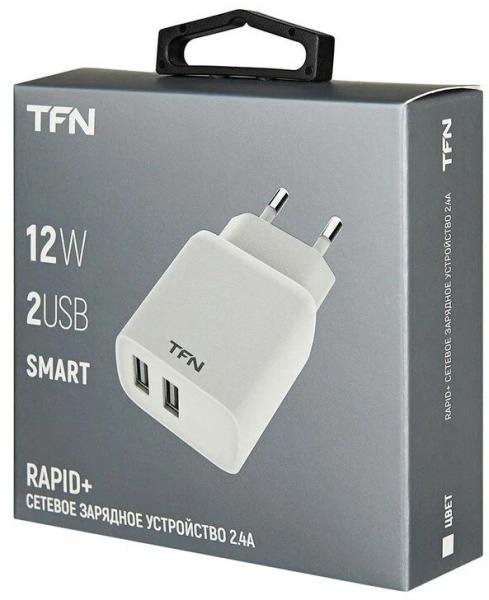 СЗУ TFN RAPID+ 2USB 12W White (WCRPD12W2UWH)