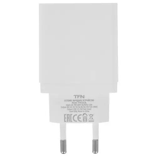 СЗУ TFN 3USB 30W QC White (TFN-WCRPD25)