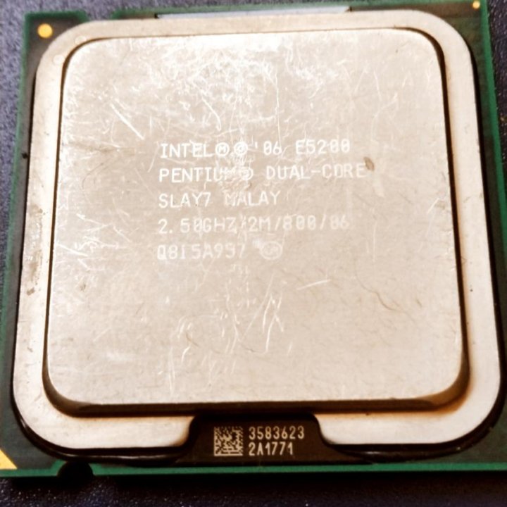 Intel pentium dual core 2.5GHz,e5200,2L,775Lga