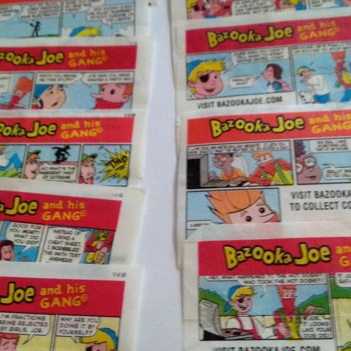 Вкладыши Bazooka Joe (Мексика)