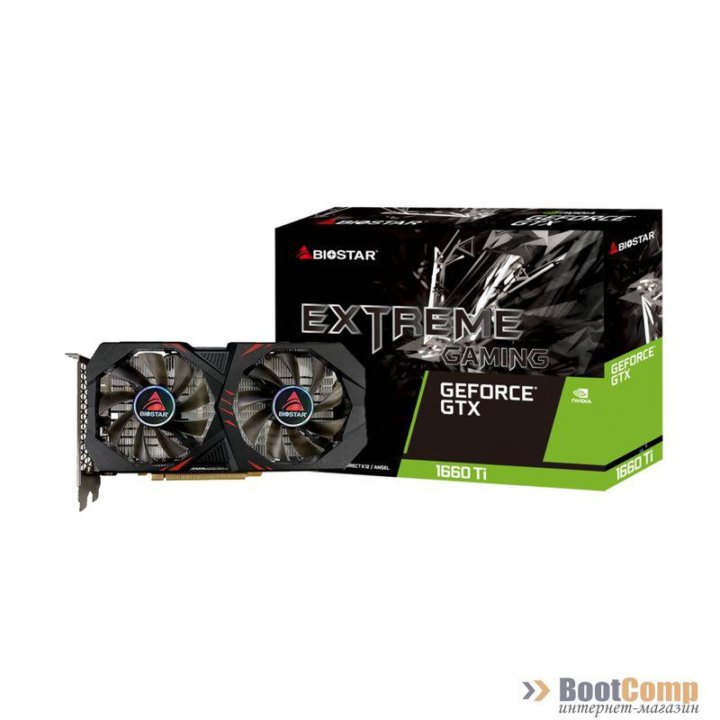 Видеокарта BIOSTAR GeForce GTX 1660Ti EXTREME 6144Mb VN1666TF69