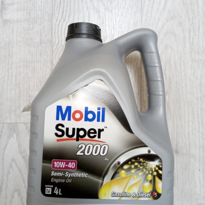 Моторное масло MOBIL Super 2000 x1 10W-40 П/С 4Л