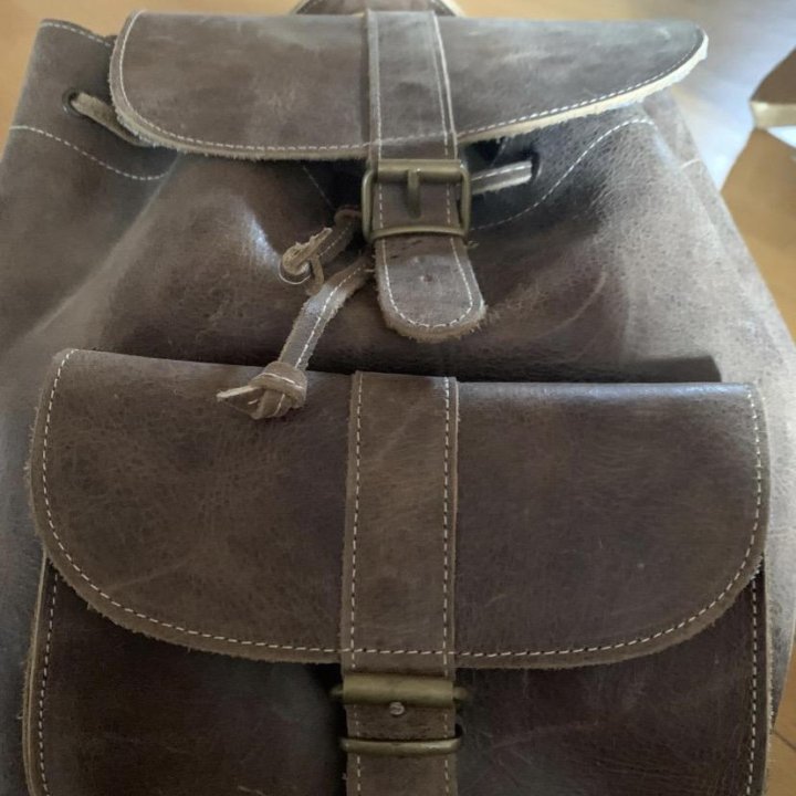Армейская мужская сумка Винтаж натуральная кожа