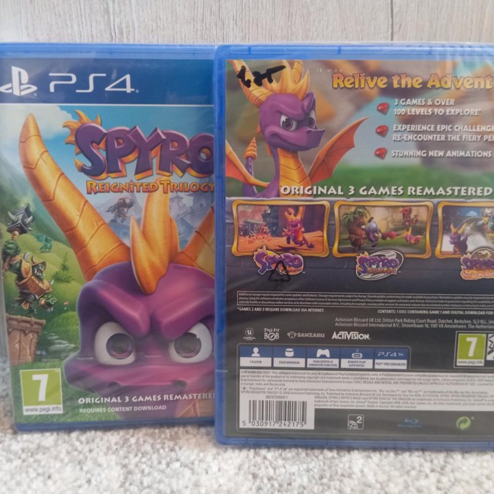 Spyro Trilogia PS4/PS5 (новый)