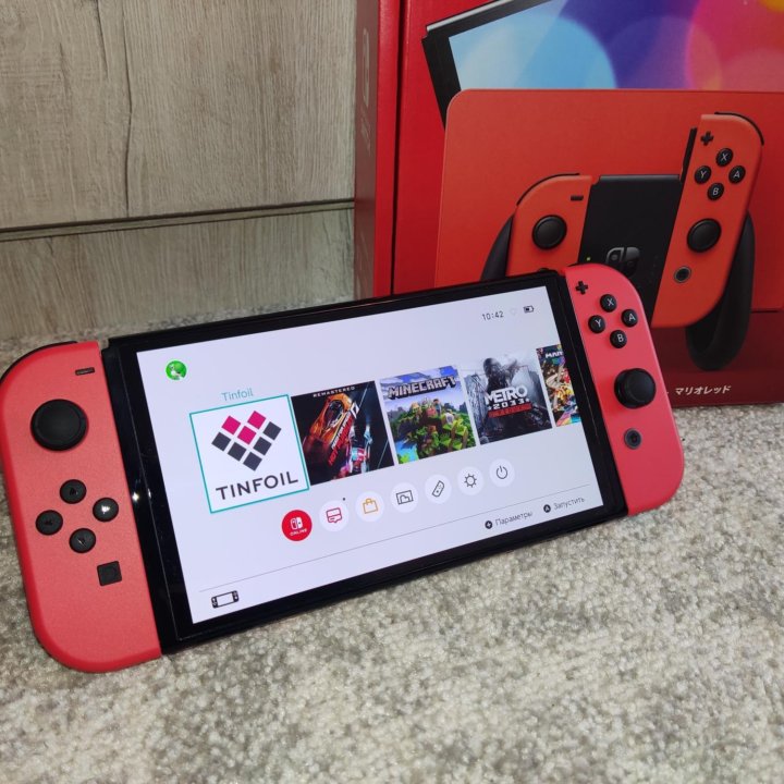 Nintendo Switch Oled 190Gb+игры