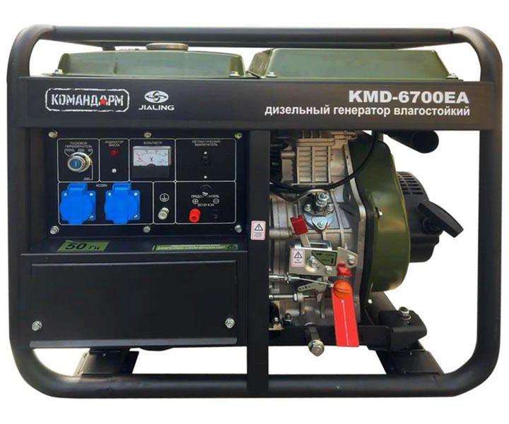 Дизельный генератор Командарм KMD-6700EA, 5 кВт