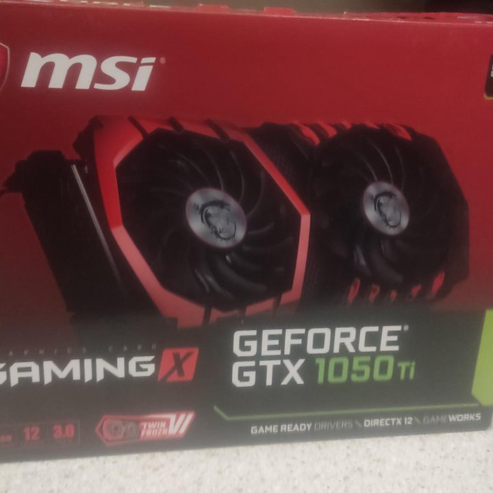 Видеокарта msi gtx 1050 ti 4gb