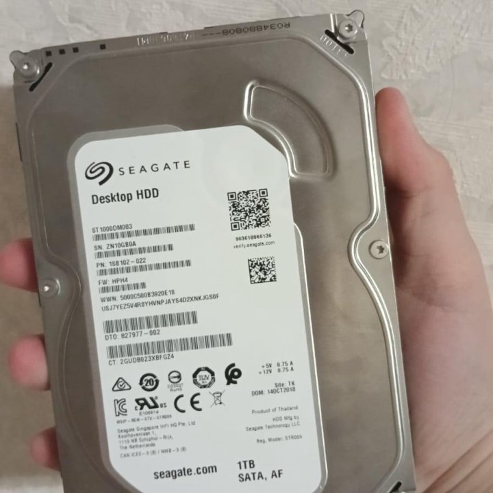 Seagate 1 ТБ Внутренний жесткий диск (ST1000DM003)