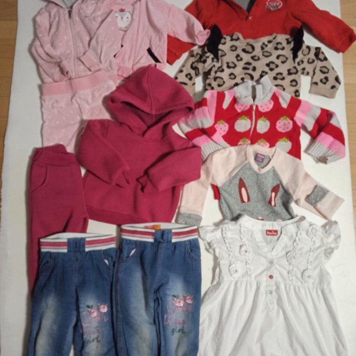 Одежда для девочки 80-86 ( 1 год)