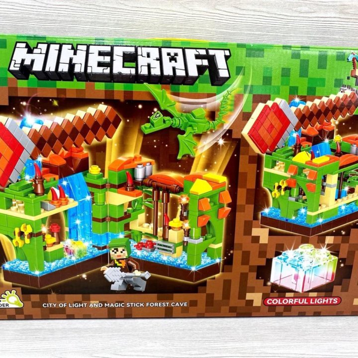 Конструктор Лего minecraft майн крафт