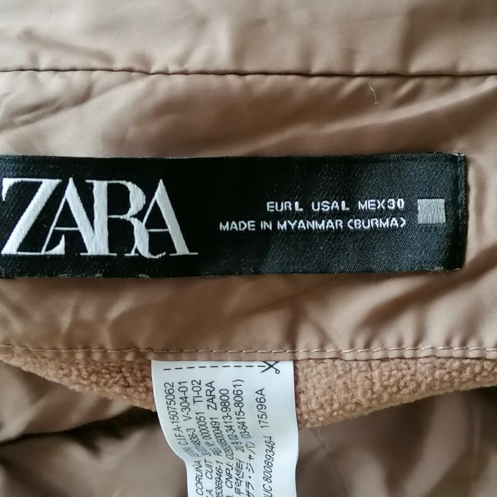 Жилет женский двусторонний длинный ZARA