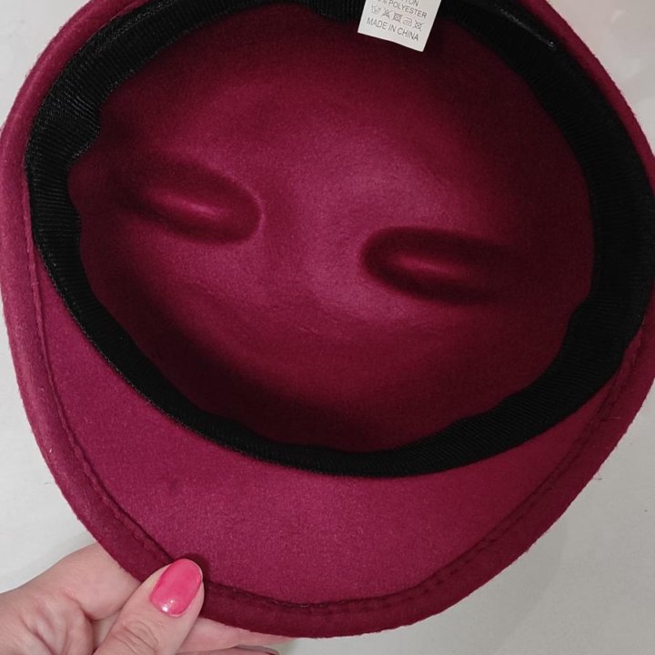 Фетровая шляпка кепка