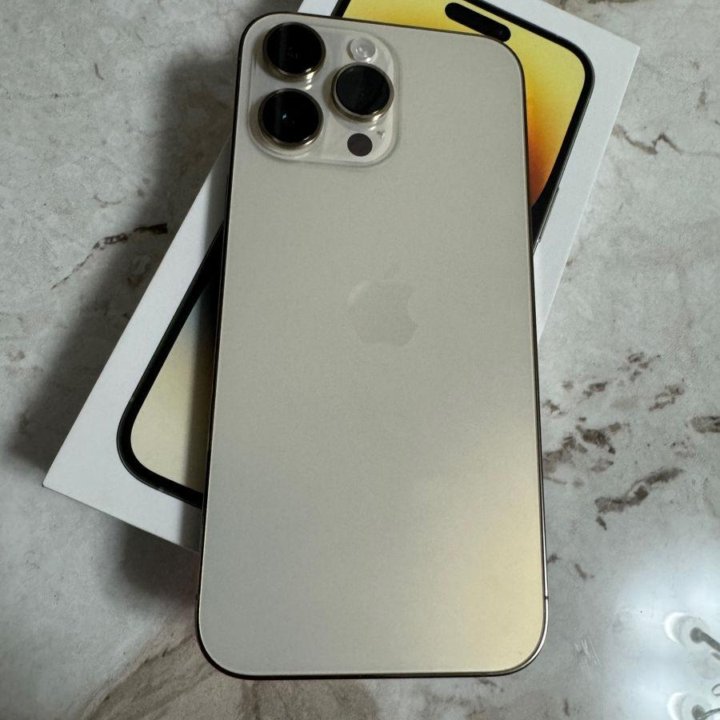 iPhone 14 pro max gold