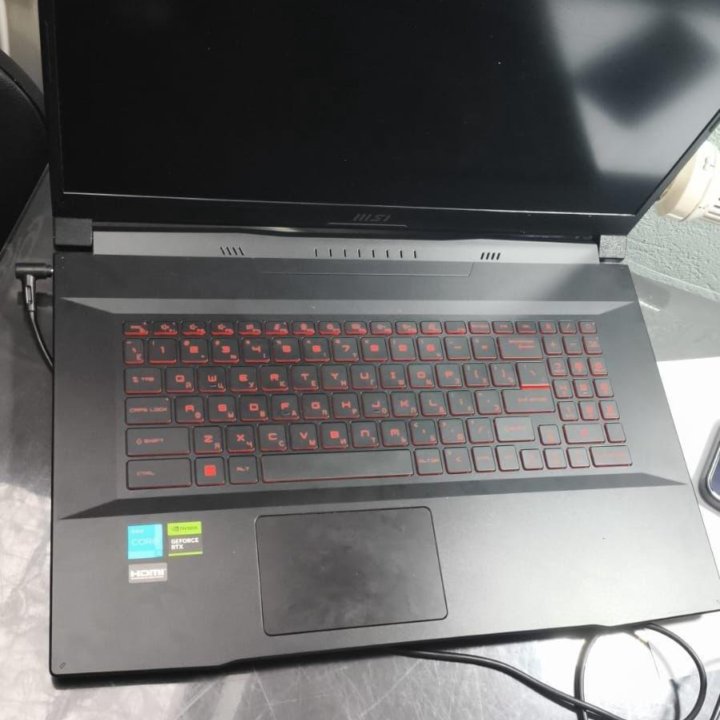 Msi 17, 17.3” RTX2050, 512gb SSD, 8gb ОЗУ , CORE I