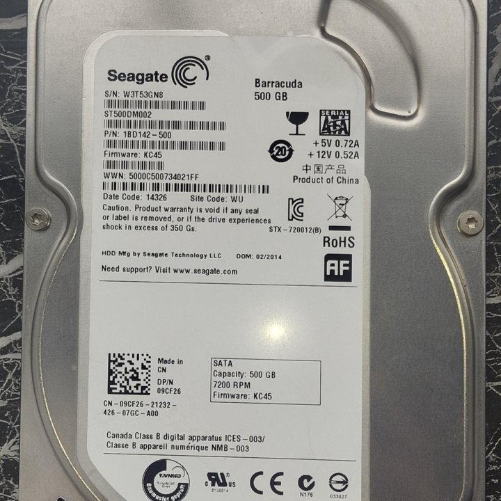 Жёсткий диск HDD 500GB