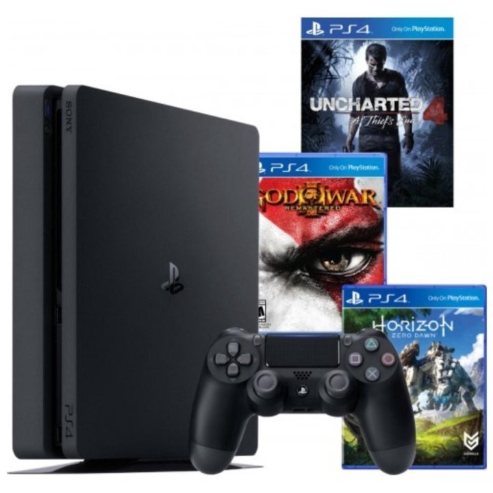 PS4 Slim 500 GB + игры в подарок!!! Гарантия 1год