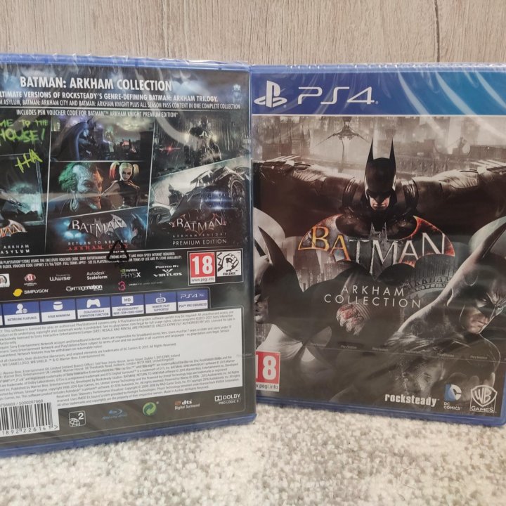 Batman Arkham Collection PS4/PS5 (Новый)