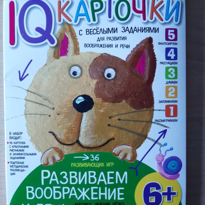 IQ карточки с весёлыми заданиями