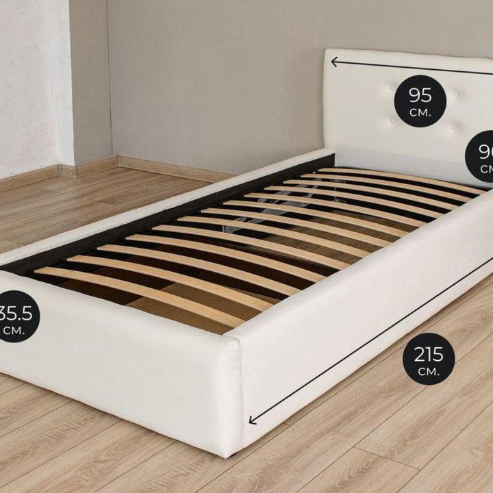 Кровать односпальная 80х200(0,8) новая